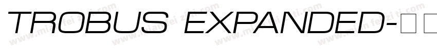 TROBUS EXPANDED字体转换